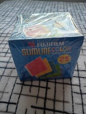 Fujifilm Slimline Color Jewel Cases - Red, Yellow, Blue, Green